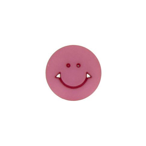 Bouton smile 12 mm - Violet