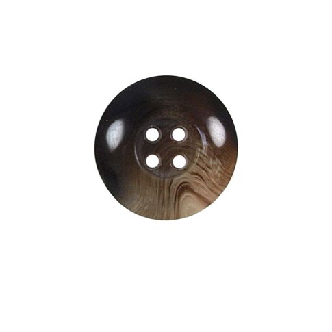 Bouton incurvé nacré Vera 18 mm - Ocre