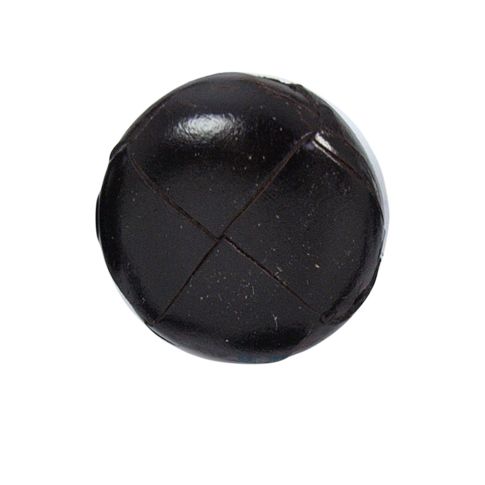 Bouton Giustina effet capitonné 25 mm - Marron