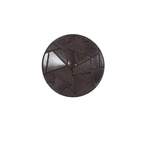 Bouton Emma triangle nacré 18 mm - Gris