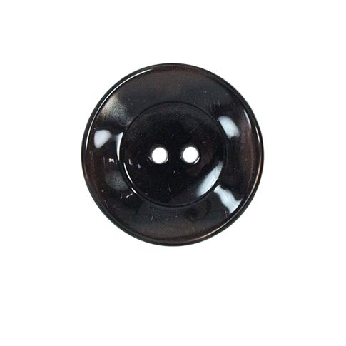 Bouton bord gondolé Agatha 22 mm - Ocre