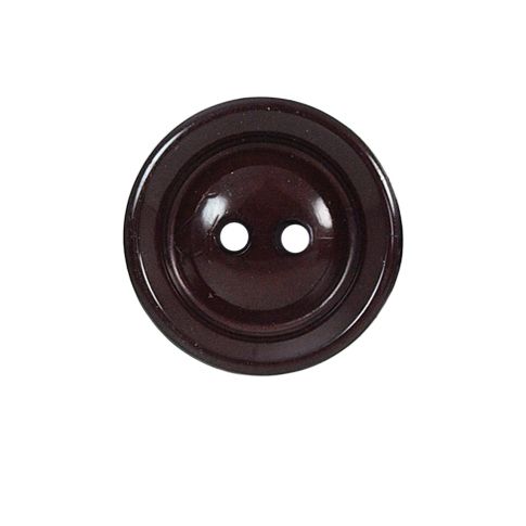 Bouton cuvette Jeanne 22 mm - Prune