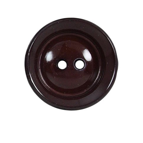 Bouton cuvette Jeanne 27 mm - Prune