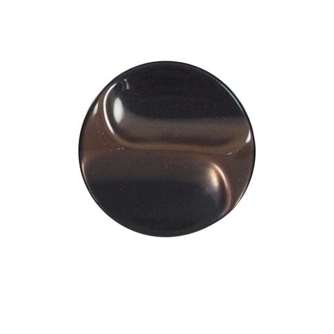Bouton Calvin relief 22 mm - Marron