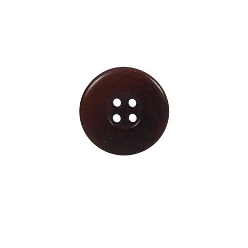 Bouton incurvé Carolina 15 mm - Marron