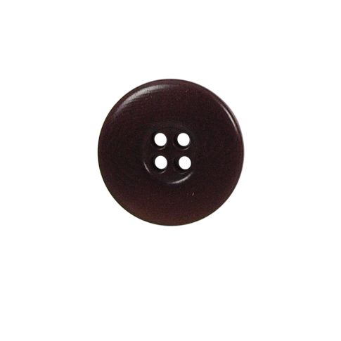 Bouton incurvé Carolina 18 mm - Marron