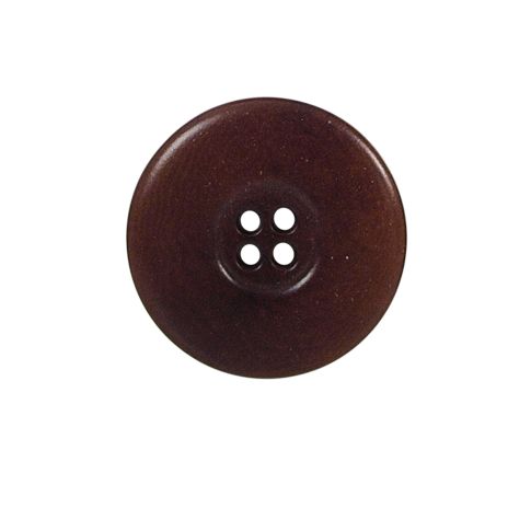 Bouton incurvé Carolina 22 mm - Marron