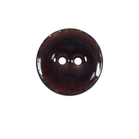 Bouton bois laqué Velentino 20 mm - Marron