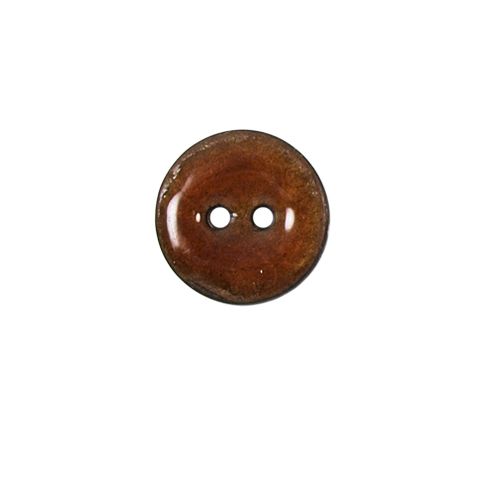 Bouton bois laqué Velentino 15 mm - Orange