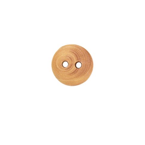 Bouton bois lisse - 12 mm