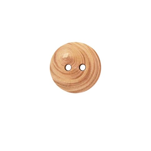 Bouton bois lisse - 14 mm