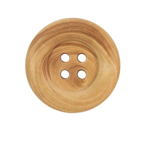 Bouton bois bourrelet André 27 mm