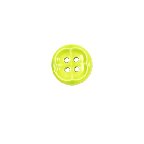Bouton Nicolas forme fleur 12 mm - Vert