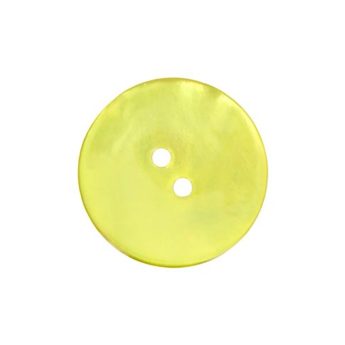 Boutons nacré 18 mm - Jaune