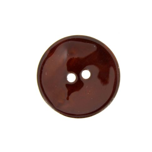 Boutons nacré 27 mm - Marron