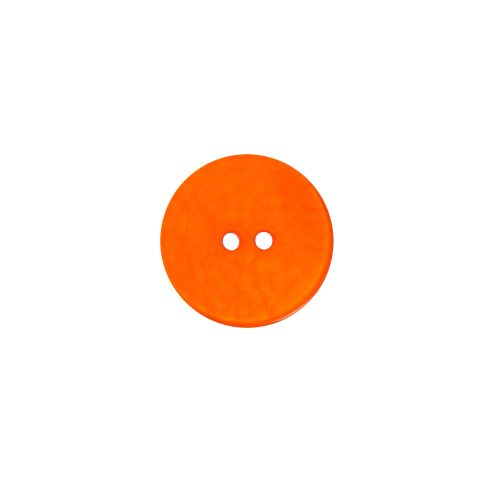 Bouton effet froissé 15 mm - Orange