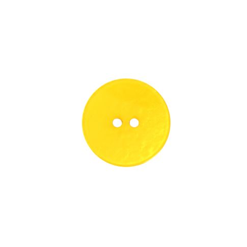 Bouton effet froissé 15 mm - Jaune