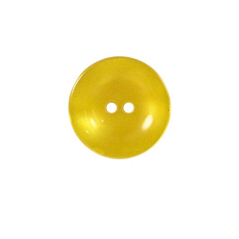 Bouton brillants creusé Giorgio 18 mm - Jaune