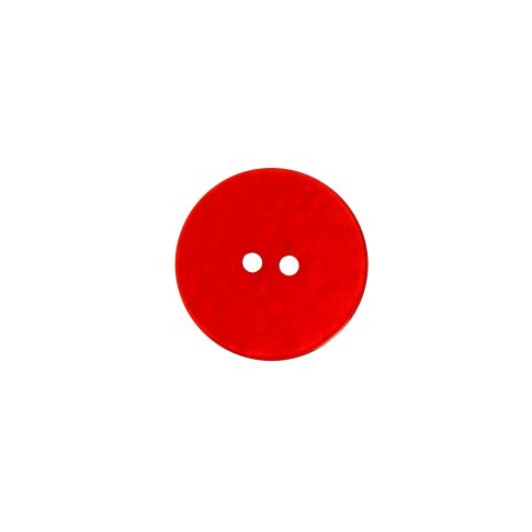 Bouton effet froissé 15 mm - Rouge