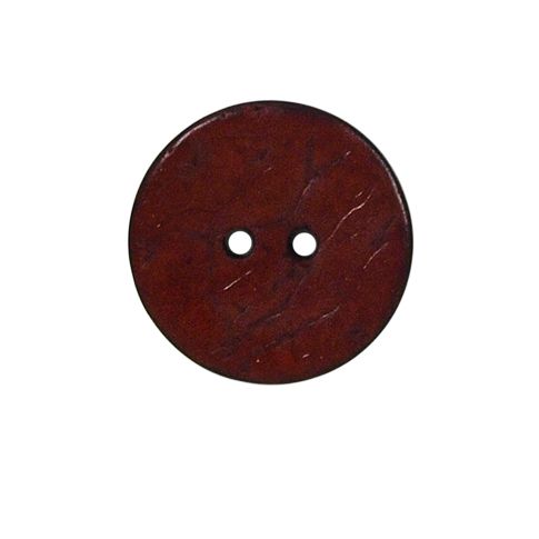 Bouton bois Claudie mat 22 mm - Rouge