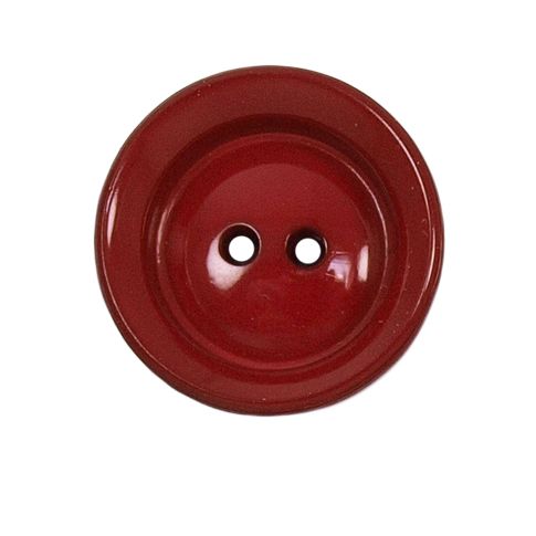Bouton cuvette Jeanne 27 mm - Rouge