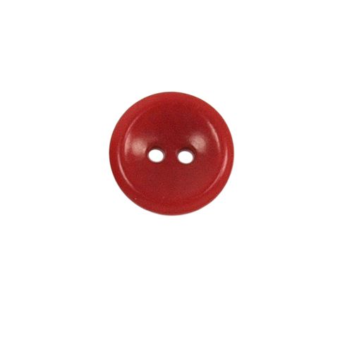 Bouton Carlota incurvé 15 mm - Rouge