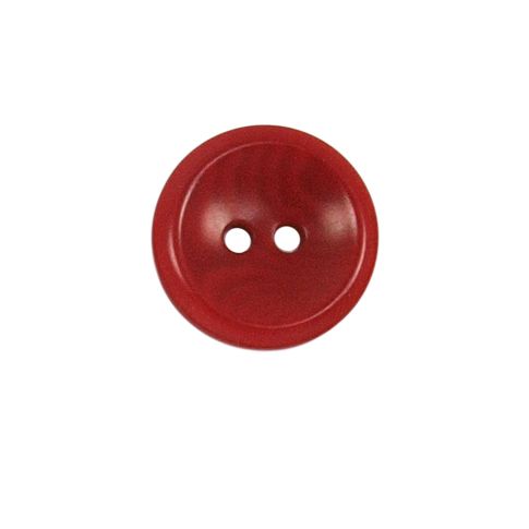 Bouton Carlota incurvé 18 mm - Rouge