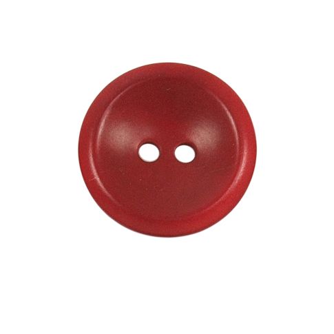 Bouton Carlota incurvé 22 mm - Rouge