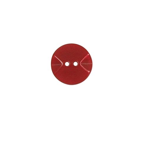 Bouton Suzanne 12 mm - Rouge