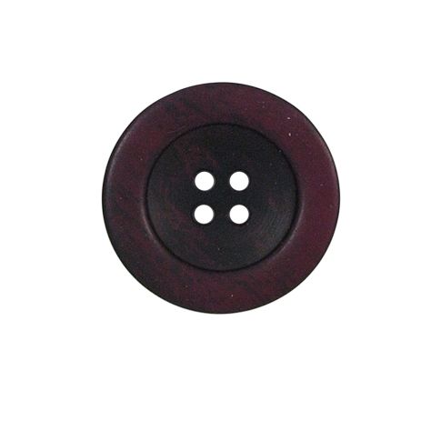 Bouton bicolore Giorgio 22 mm - Bordeaux