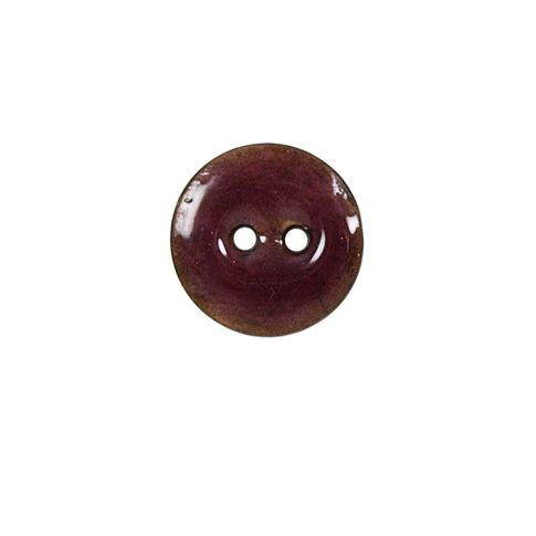 Bouton bois laqué Velentino 15 mm - Violet