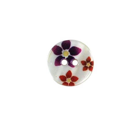 Bouton fleur Mariella 14 mm