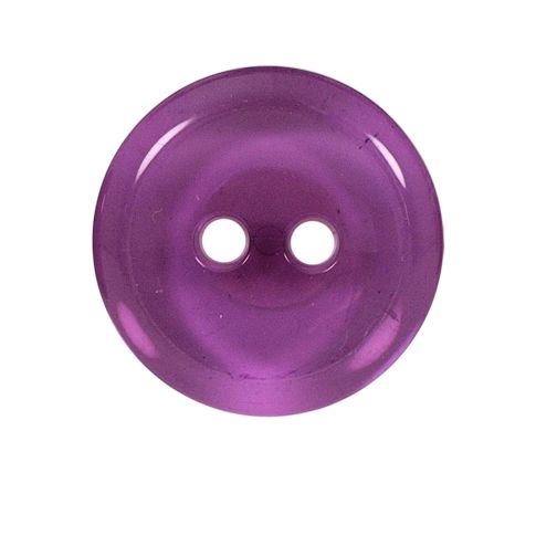 Bouton Cristobal transparent 27 mm - Violet