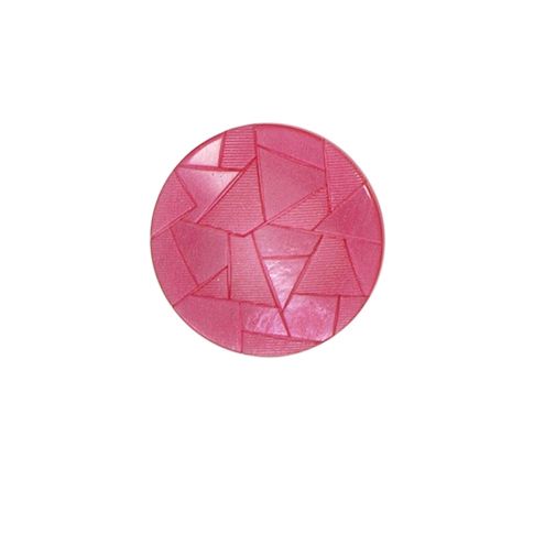 Bouton Emma triangle nacré 18 mm - Rose