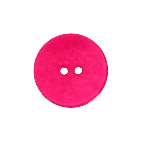 Bouton effet froissé 22 mm - Rose