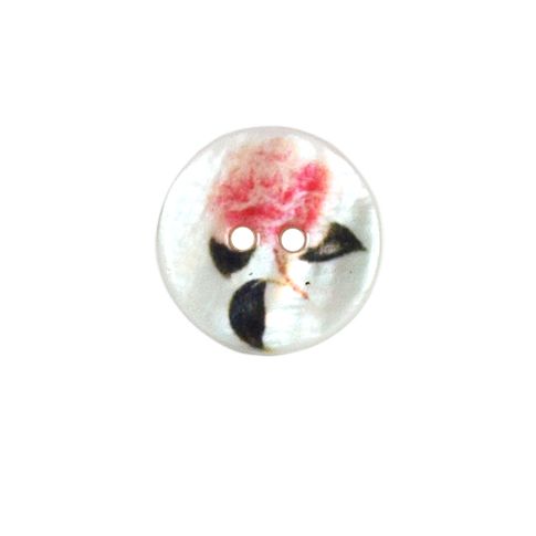Bouton rose Marcel 18 mm