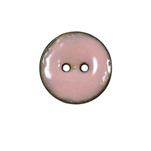 Bouton bois laqué Velentino 20 mm - Rose