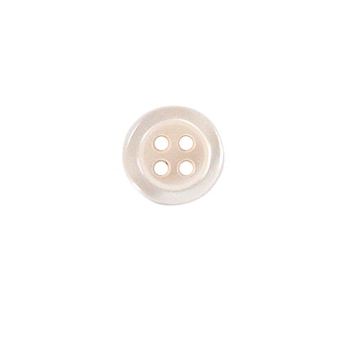 Bouton Alexander unis nacré 12 mm - Rose