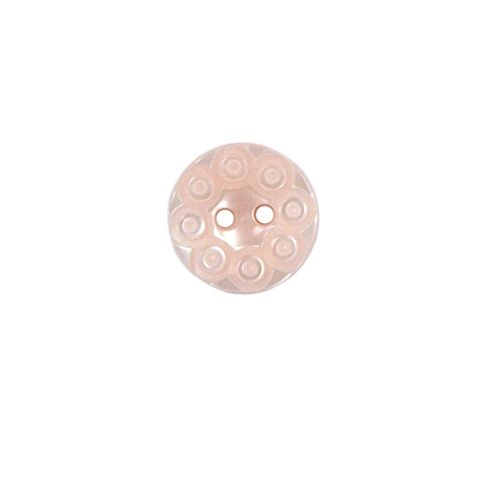 Bouton Victoria spirale fantaisie 13 mm - Rose