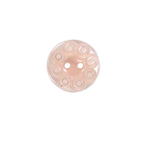 Bouton Victoria spirale fantaisie 15 mm - Rose