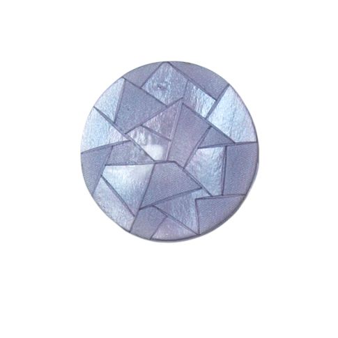 Bouton Emma triangle nacré 22 mm - Violet