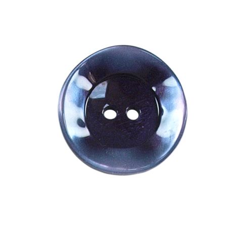 Bouton bord gondolé Agatha 22 mm - Violet