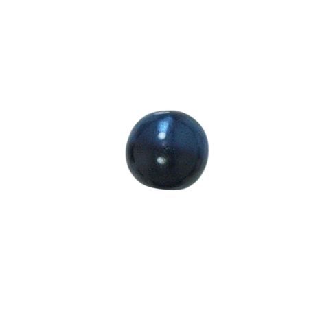 Bouton Guccio boule nacré 10 mm - Bleu marine