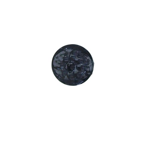 Bouton diamant transparent 12 mm - Bleu