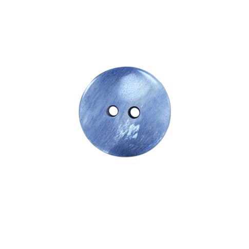 Bouton relief Vivienne 14 mm - Bleu
