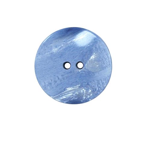 Bouton relief Vivienne 22 mm - Bleu