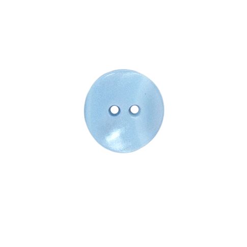 Bouton relief Vivienne 14 mm - Bleu clair