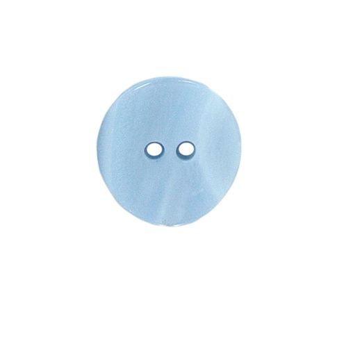 Bouton relief Vivienne 18 mm - Bleu clair