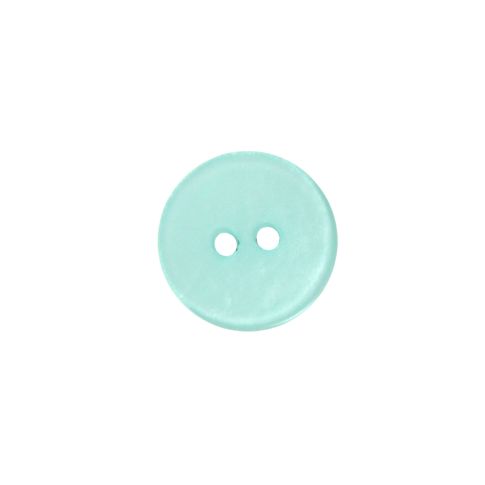 Bouton effet froissé 15 mm - Vert d'eau