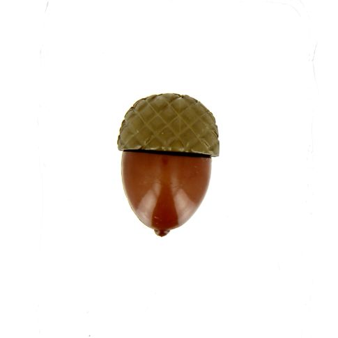 Bouton gland 18 mm - Marron